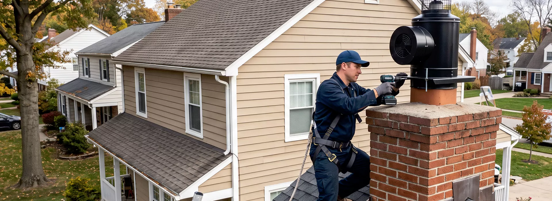 Chimney Fan Installation in Schertz, TX