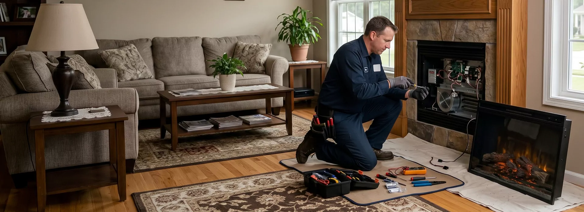 Electric Fireplace Repair in Schertz, TX