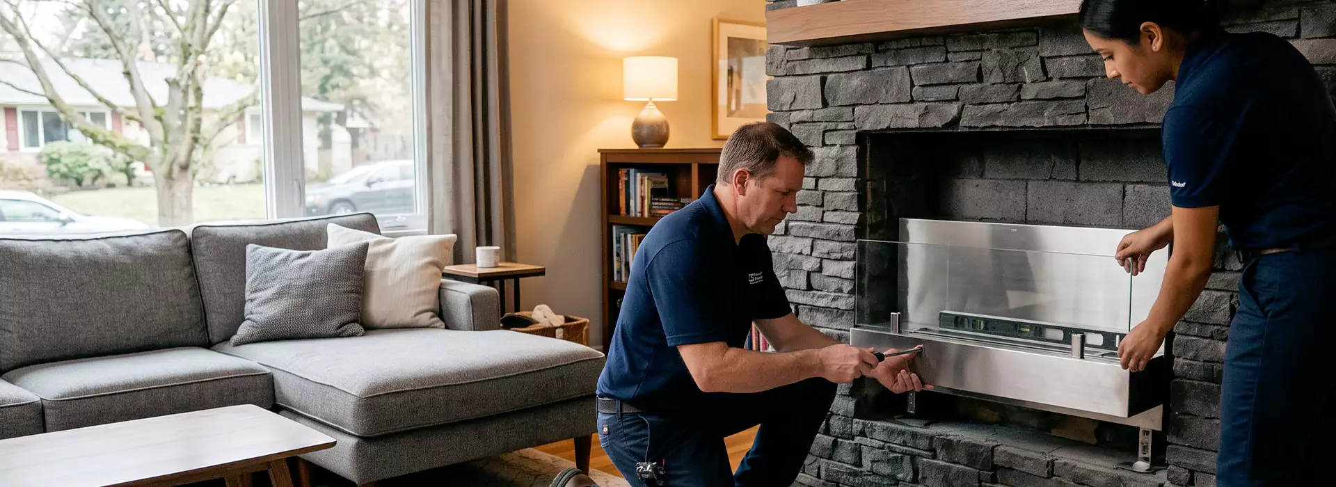 Ethanol Fireplace Installation in Schertz, TX