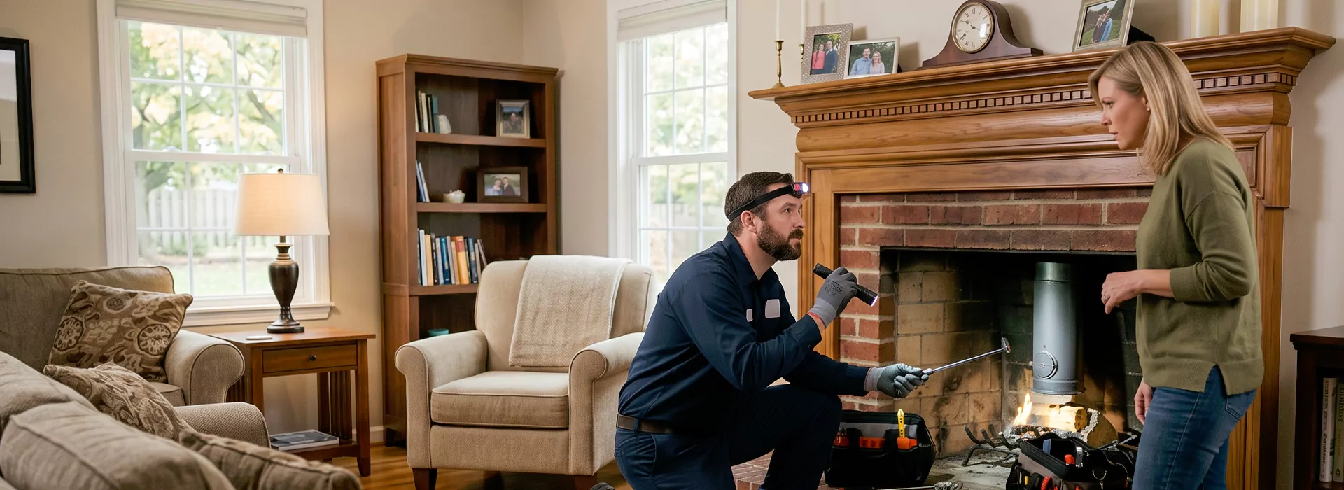Fireplace Safety Inspection Schertz, TX