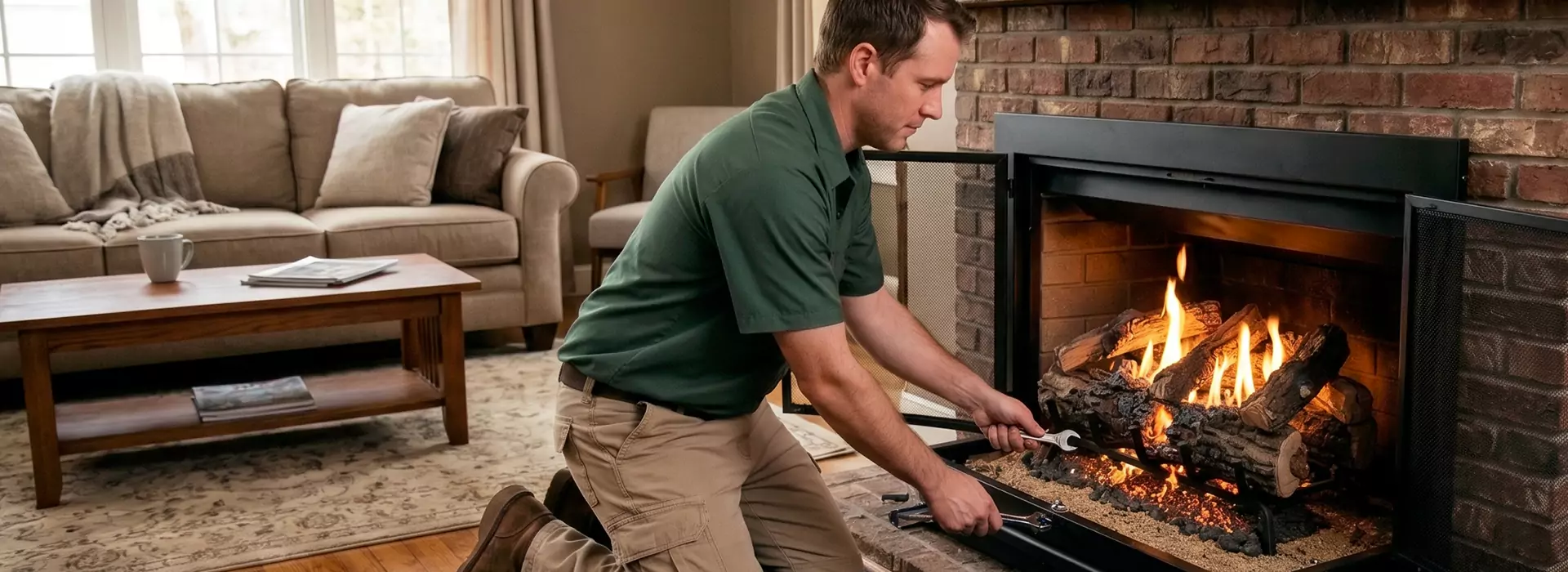 Gas Fireplace Logs in Schertz, TX