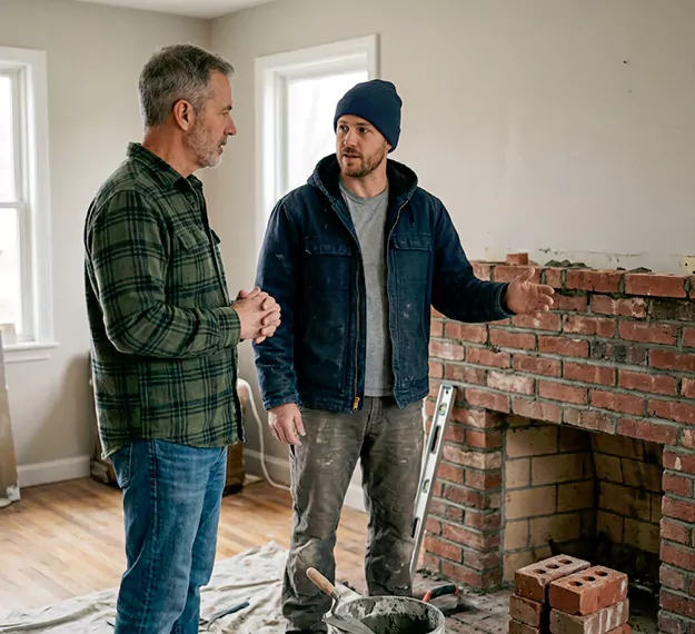Why Schertz Homeowners Choose Our Brick Fireplace Installation Team?