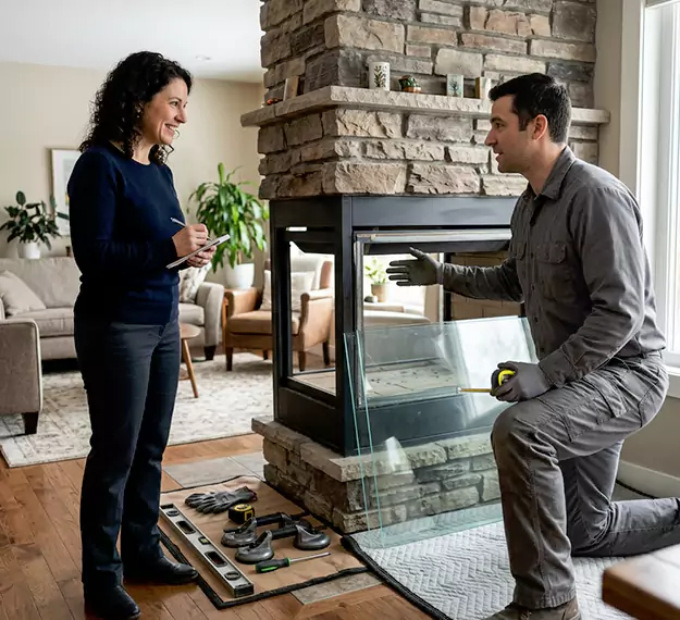 Certified Fireplace Glass Installation Company: Your Local Fireplace Glass Door Installer in Schertz, TX