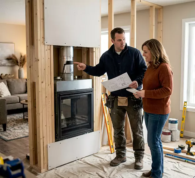 Why Schertz Homeowners Choose Our Prefab Fireplace Installation Team?