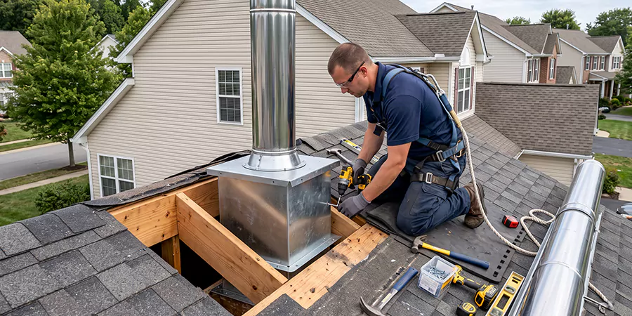 Chimney Support Box Installation Schertz
