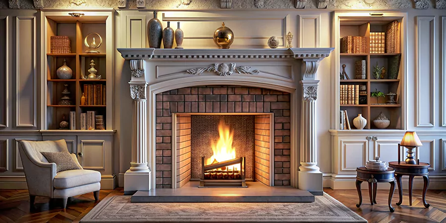 Classic Mantel Decor and Styling Schertz