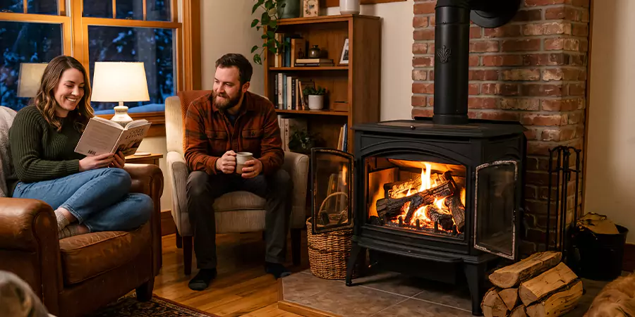 Faux and Fake Wood Burning Stove Logs Schertz