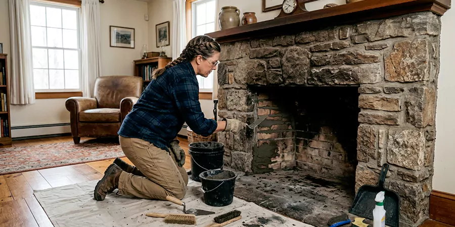 Refurbish Wood Burning Fireplace Schertz