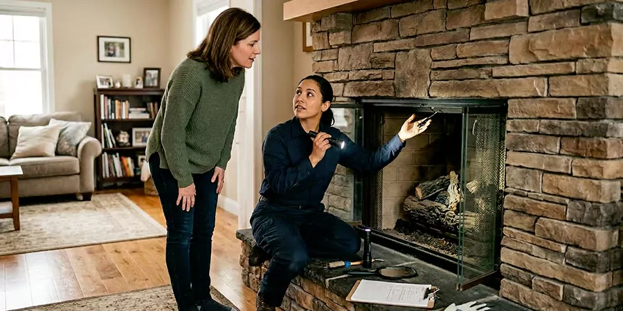 Home Fireplace Safety Inspection Schertz