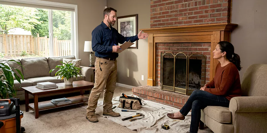 Fireplace and Chimney Removal Service Schertz