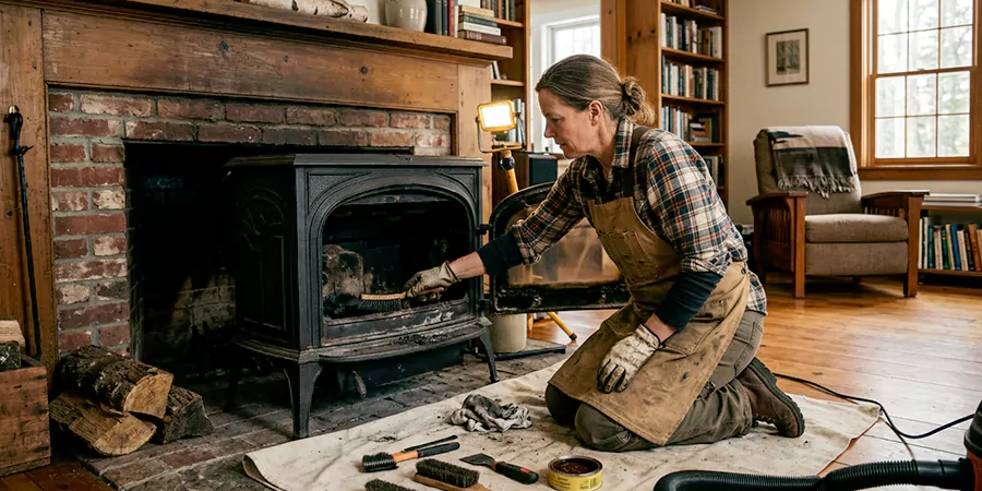 Wood Stove Restoration Schertz
